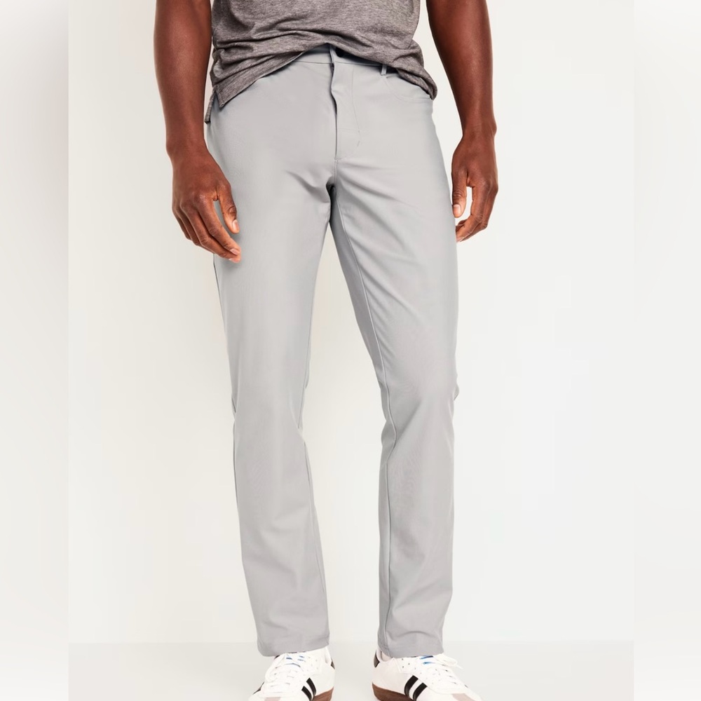 Old Navy Men’s Slim Tech Hybrid Pants in Gray Stone 40x36 NWT